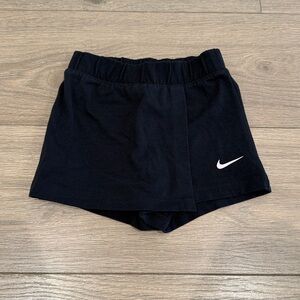 NIKE Black Pink Swoosh Girls Mini Active Skort Skirt Size 3T
